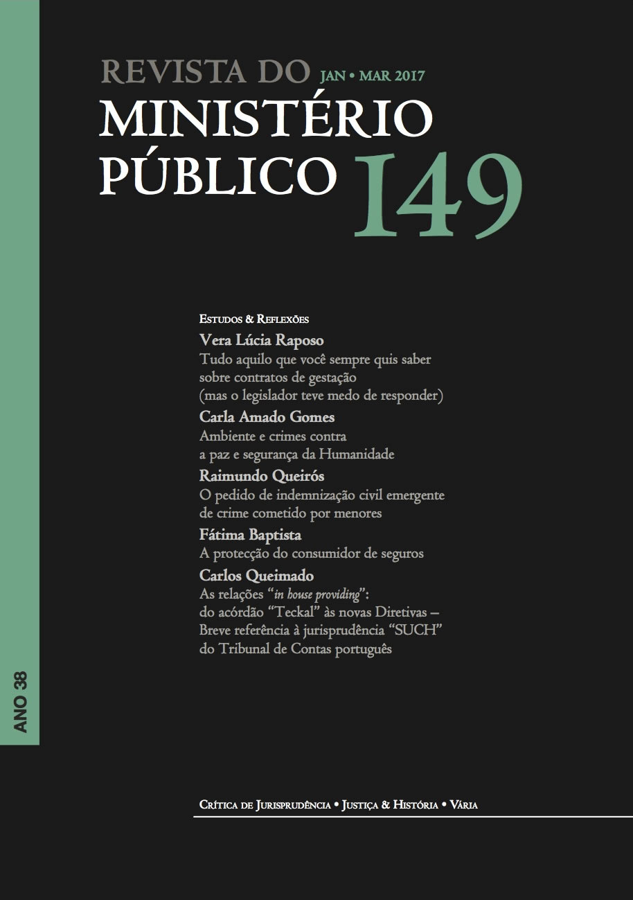 Revista do Ministério Público Nº 149